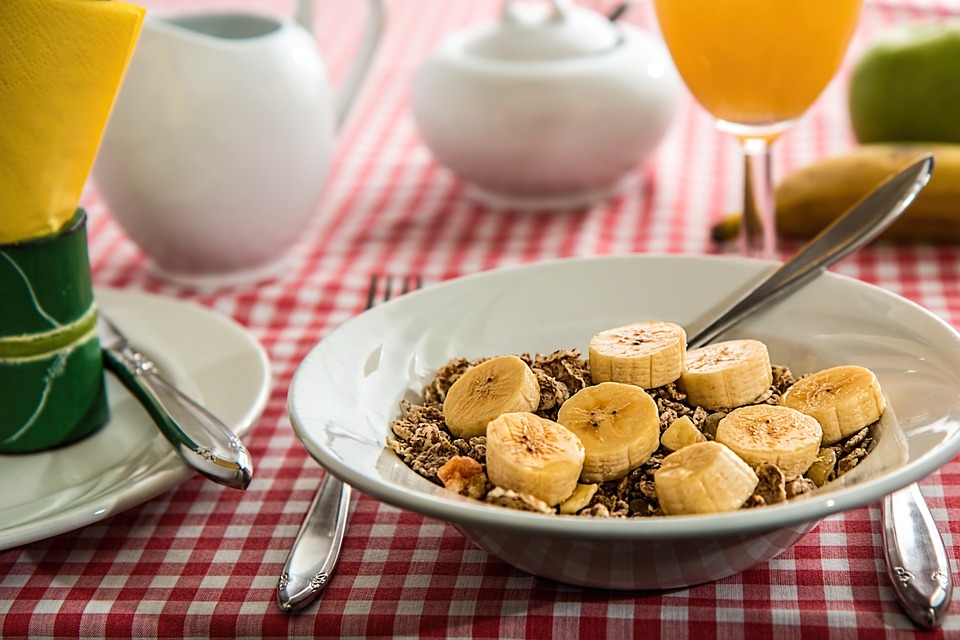 Cereal, Breakfast, Meal, Food, Banana, Fruit, Healthy