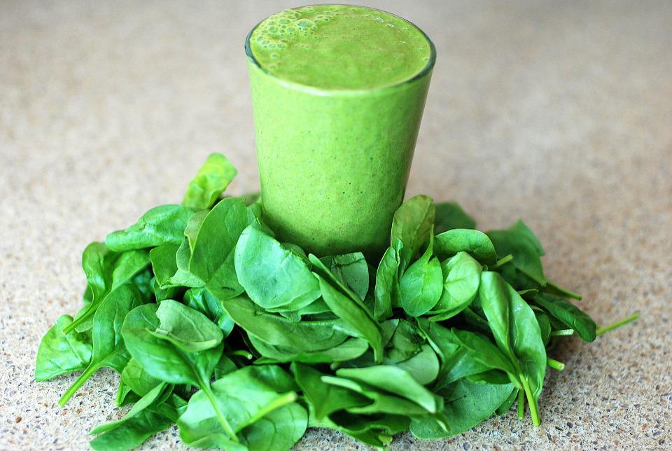 Green, Smoothie, Leafy, Greens, Spinach, Drink, Food