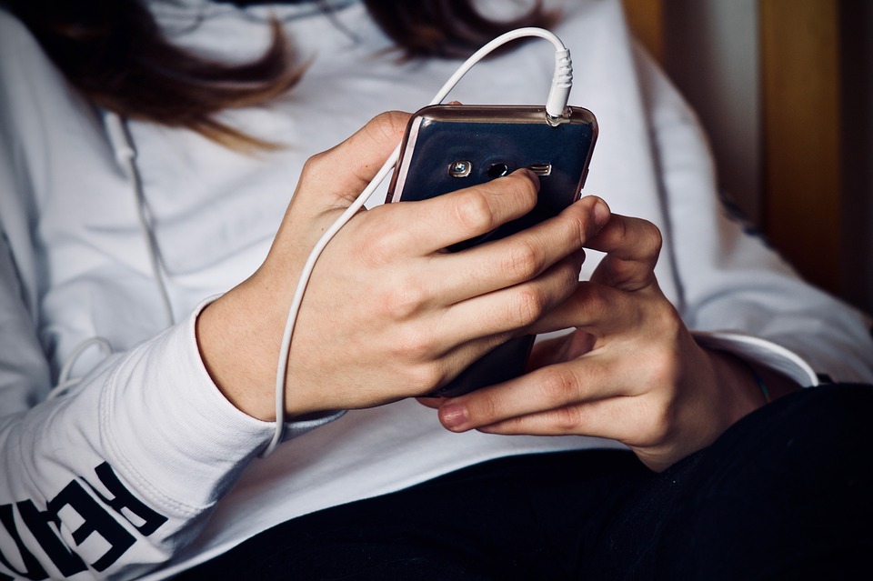 Hands, Girl, Mobile Phone, Listening, Relax, Woman