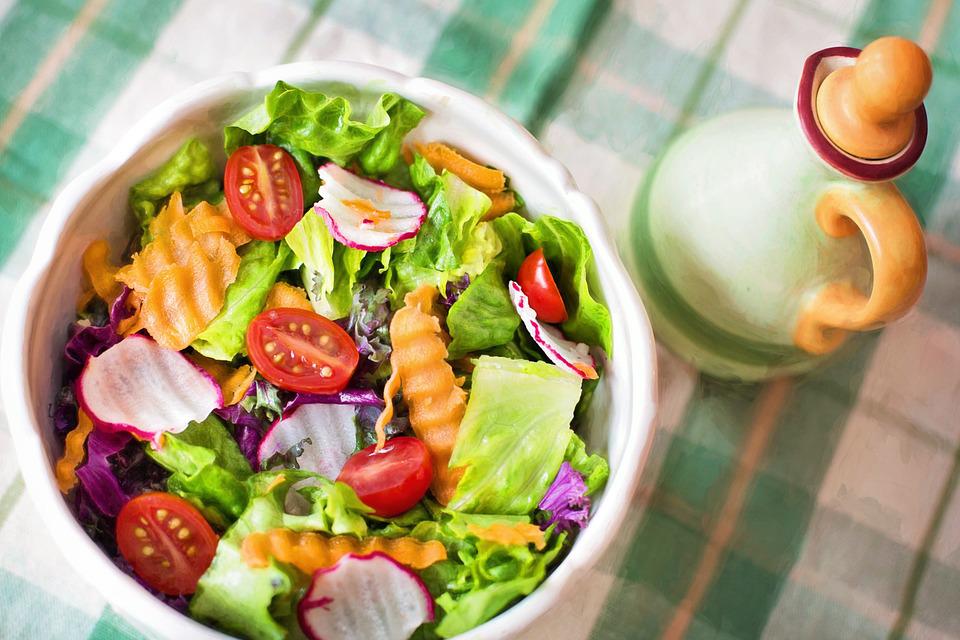 Salad, Fresh, Veggies, Vegetables, Healthy, Diet, Food