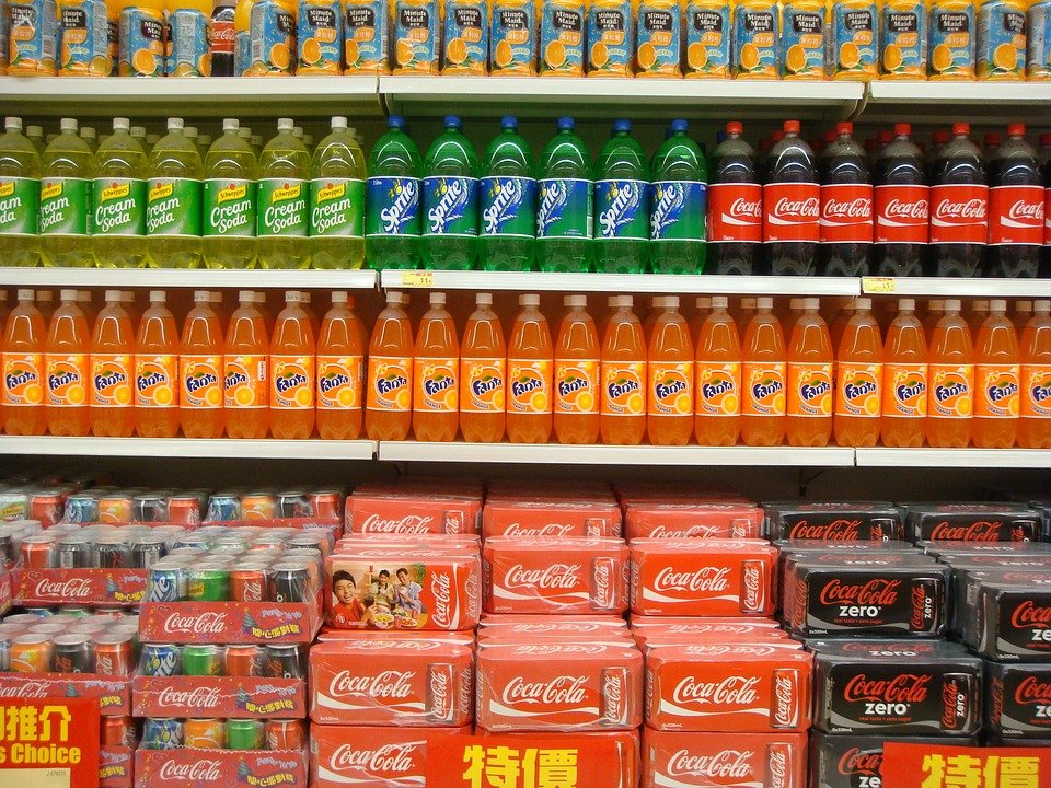 Supermarket, Cola, Soft Drink, Soda